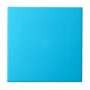 Solid Aqua Blue Tegeltje