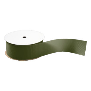Solid Army Green Grosgrain Lint