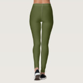 Solid Army Green Leggings (Achterkant)