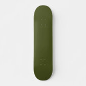 Solid Army Green Skateboard for Urban Street Style (Voorkant)
