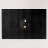 Solid Background, moeilijk dierlijk pakket met zwa Legpuzzel (Horizontaal)