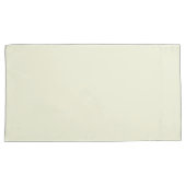 Solid Beige King Pillow Hoesje voor moderne kamers Kussensloop (Voorkant-Rechts)