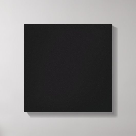 Solid Black Canvas Afdruk (Voorkant)