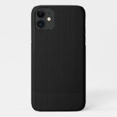 Solid Black Case-Mate iPhone Case (Achterkant)
