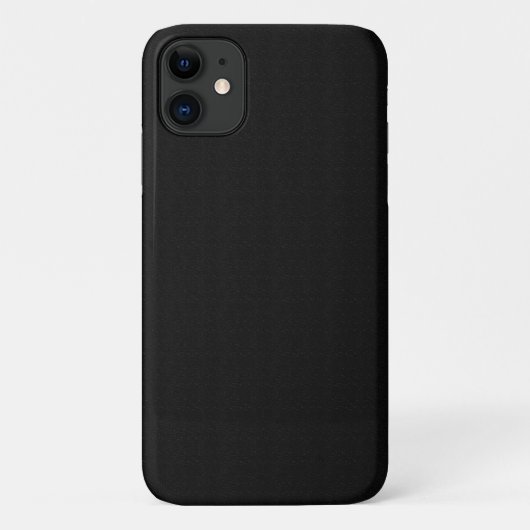 Solid Black Case-Mate iPhone Case (Achterkant)
