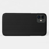 Solid Black Case-Mate iPhone Case (Achterkant (horizontaal))