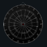 Solid Black dartboard Dartbord<br><div class="desc">Koel een minimalistisch stevig zwart kleurenbord. Ontworpen in Washington State,  VS voor je plezier. Bedankt voor de ondersteuning van onafhankelijke artiesten!</div>