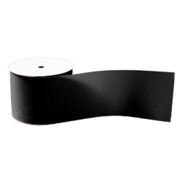 Solid Black Grosgrain Lint