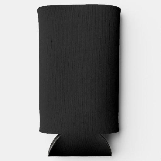 Solid Black kleur Seltzer Blikjeskoeler (Voorkant)