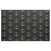 Solid Black Law Scales Fabric Stof (Fat Quarter)