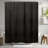 Solid Black Shower Curtain Douchegordijn