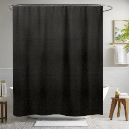 Solid Black Shower Curtain Douchegordijn