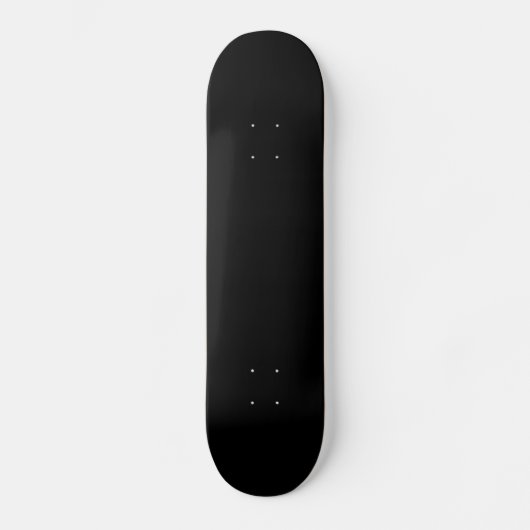 Solid Black Skateboard (Voorkant)