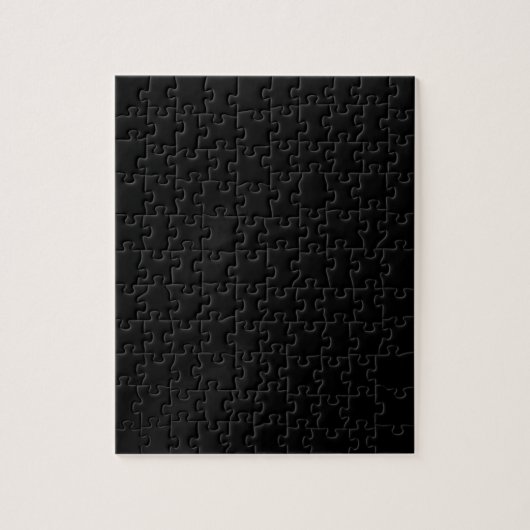 SOLID BLACK (totale kleurkleur, kerel!) ~ Legpuzzel (Verticaal)