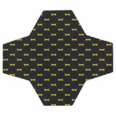 Solid Black with Metallic Gold Mark Style Voetbal (Enkel)