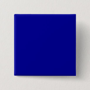 Solid Blue Background Web Color 000099 Vierkante Button 5,1 Cm
