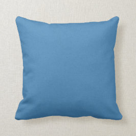Solid Blue Decorative Pillow Kussen