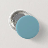Solid Blue Pastel Tone Minimalist Professional Ronde Button 3,2 Cm (Voorkant /achterkant)