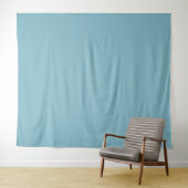Solid Blue Pastel Tone Minimalist Professional Wandkleed (In Situ (horizontaal))