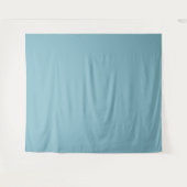 Solid Blue Pastel Tone Minimalist Professional Wandkleed (Voorkant (horizontaal))