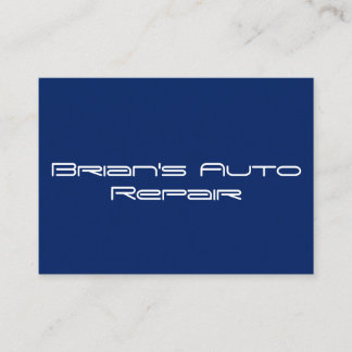Solid Blue Professional-Visitekaartjes Visitekaartje
