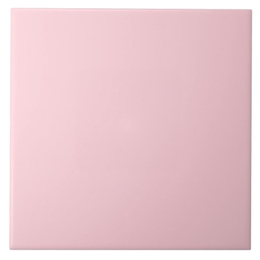 Solid Blush Pink Tegeltje (Voorkant)