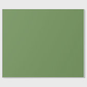 Solid Boston fern rustige groen Cadeaupapier (Vlak)