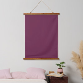 Solid Bourgogne 26"x36" verticaal Hangend Wandkleed
