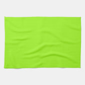 Solid Bright Chartreuse Green Kitchen Towel Theedoek (Horizontaal)