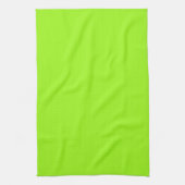 Solid Bright Chartreuse Green Kitchen Towel Theedoek (Verticaal)