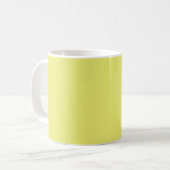 Solid Bright Lemon Yellow Mug Koffiemok (Voorkant links)