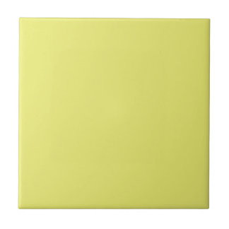Solid Bright Lemon Yellow Tile Tegeltje