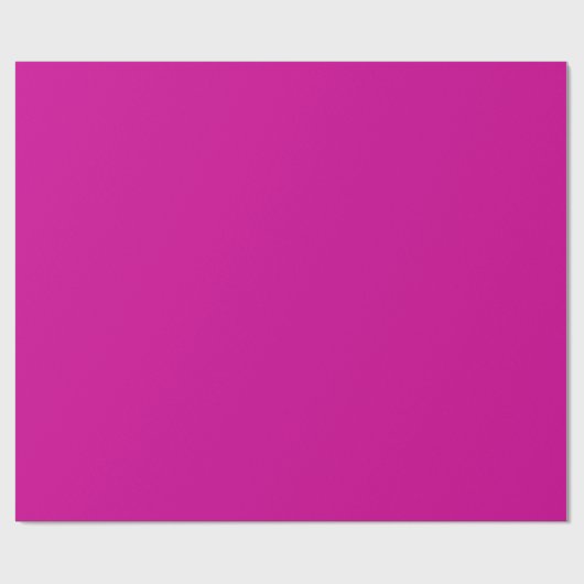 Solid Bright Magenta Cadeaupapier (Vlak)