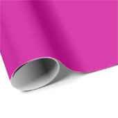 Solid Bright Magenta Cadeaupapier (Rol Hoek)