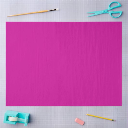 Solid Bright Magenta Tissuepapier (Craft)