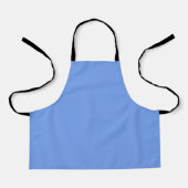 Solid Bright Sky Blue Apron Schort (Voorkant)