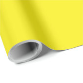 Solid bright sunny yellow cadeaupapier (Rol Hoek)