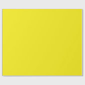 Solid bright sunny yellow cadeaupapier (Vlak)