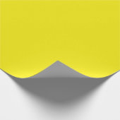 Solid bright sunny yellow cadeaupapier (Hoek)