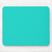 Solid bright turquoise muismat (Voorkant)
