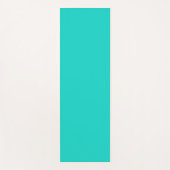 Solid bright turquoise yogamat (Voorkant)