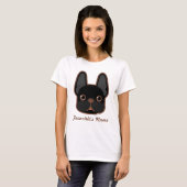 Solid Brindle Frenchie - Aangepast ontwerp T-shirt (Voorkant volledig)