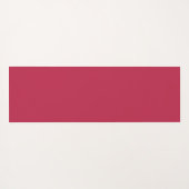 Solid Burgundy Lined Yoga Mat (Achterkant (horizontaal))