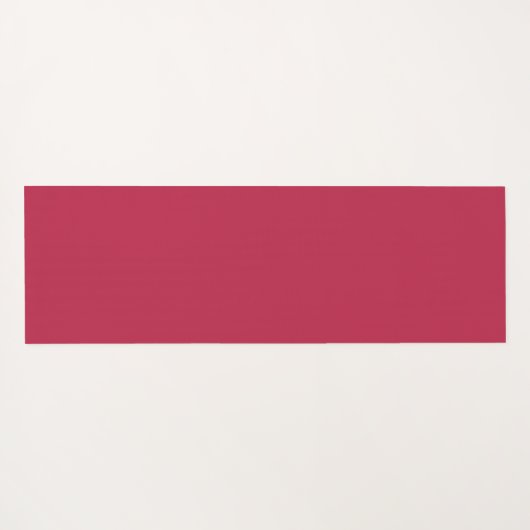 Solid Burgundy Lined Yoga Mat (Achterkant (horizontaal))