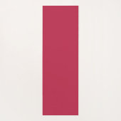 Solid Burgundy Lined Yoga Mat (Achterkant)