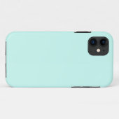 Solid cameo green mint soft turquoise Case-Mate iPhone case (Achterkant (horizontaal))
