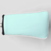 Solid cameo green mint soft turquoise golfheadcover (Voorkant)