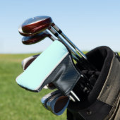 Solid cameo green mint soft turquoise golfheadcover (Insitu)