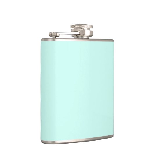 Solid cameo green mint soft turquoise heupfles (Rechts)