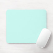 Solid cameo green mint soft turquoise muismat (Met muis)